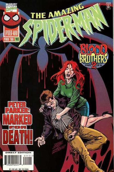 The Amazing Spider-Man #411 [Direct Edition]-Fine (5.5 – 7)