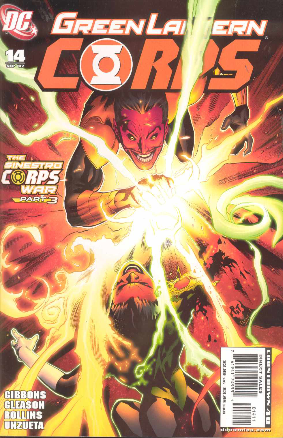 Green Lantern Corps #14 (2006) 3rd Printing Variant