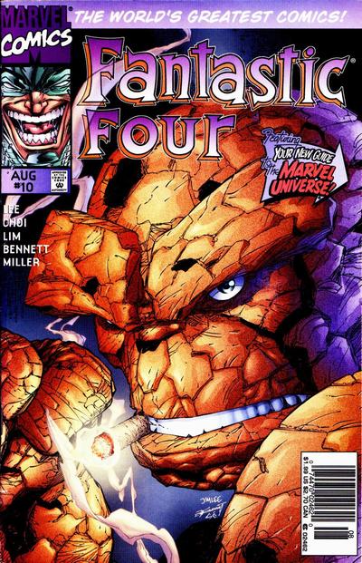 Fantastic Four #10 [Newsstand]-Very Fine