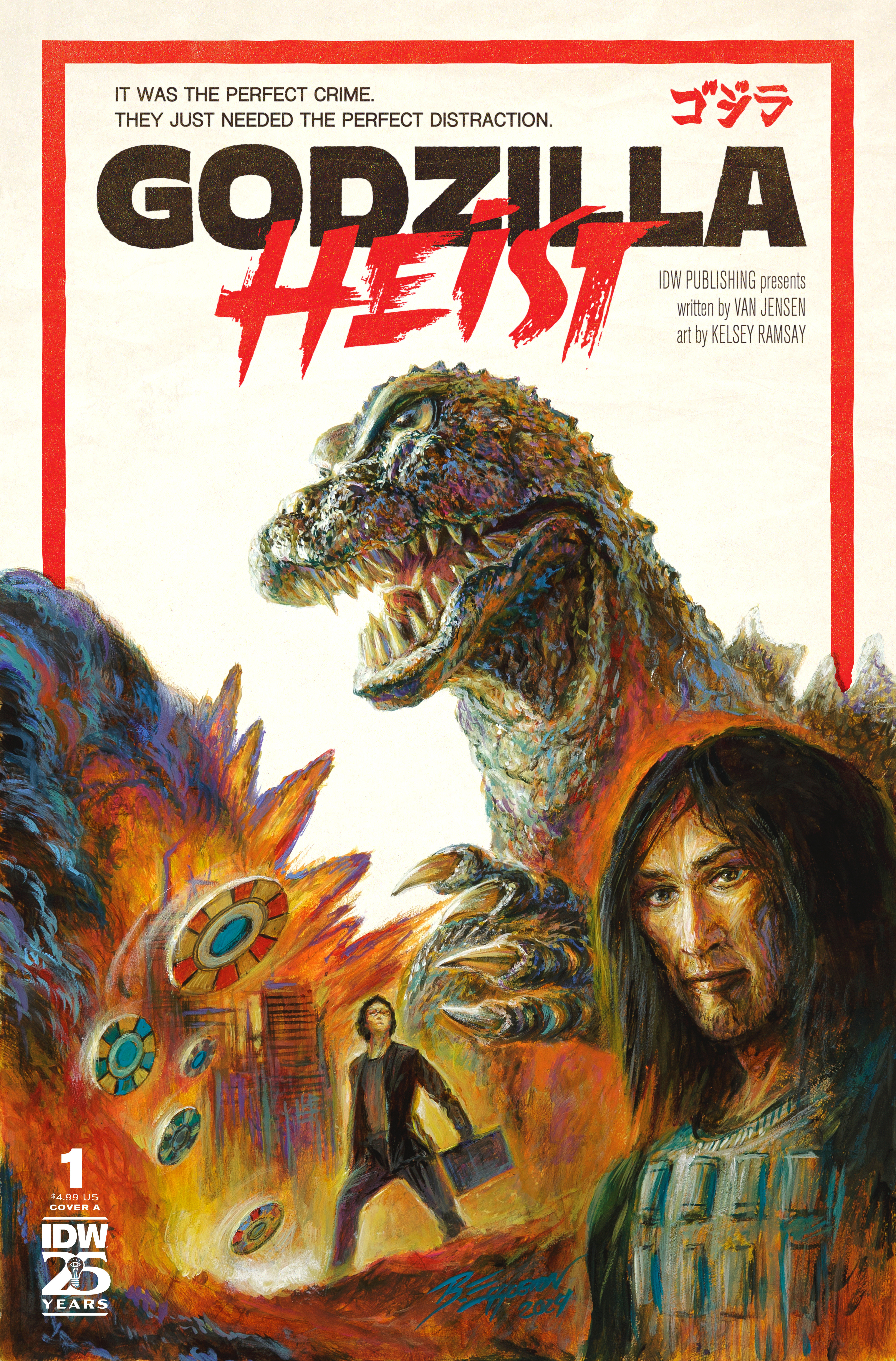 Godzilla Heist #1 Cover A Eggleton