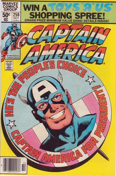 Captain America #250 [Newsstand] - Fn+ 6.5
