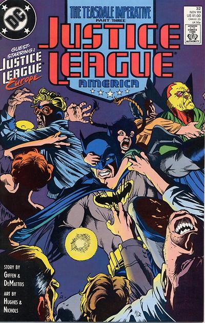 Justice League America #32 [Direct]-Near Mint (9.2 - 9.8)