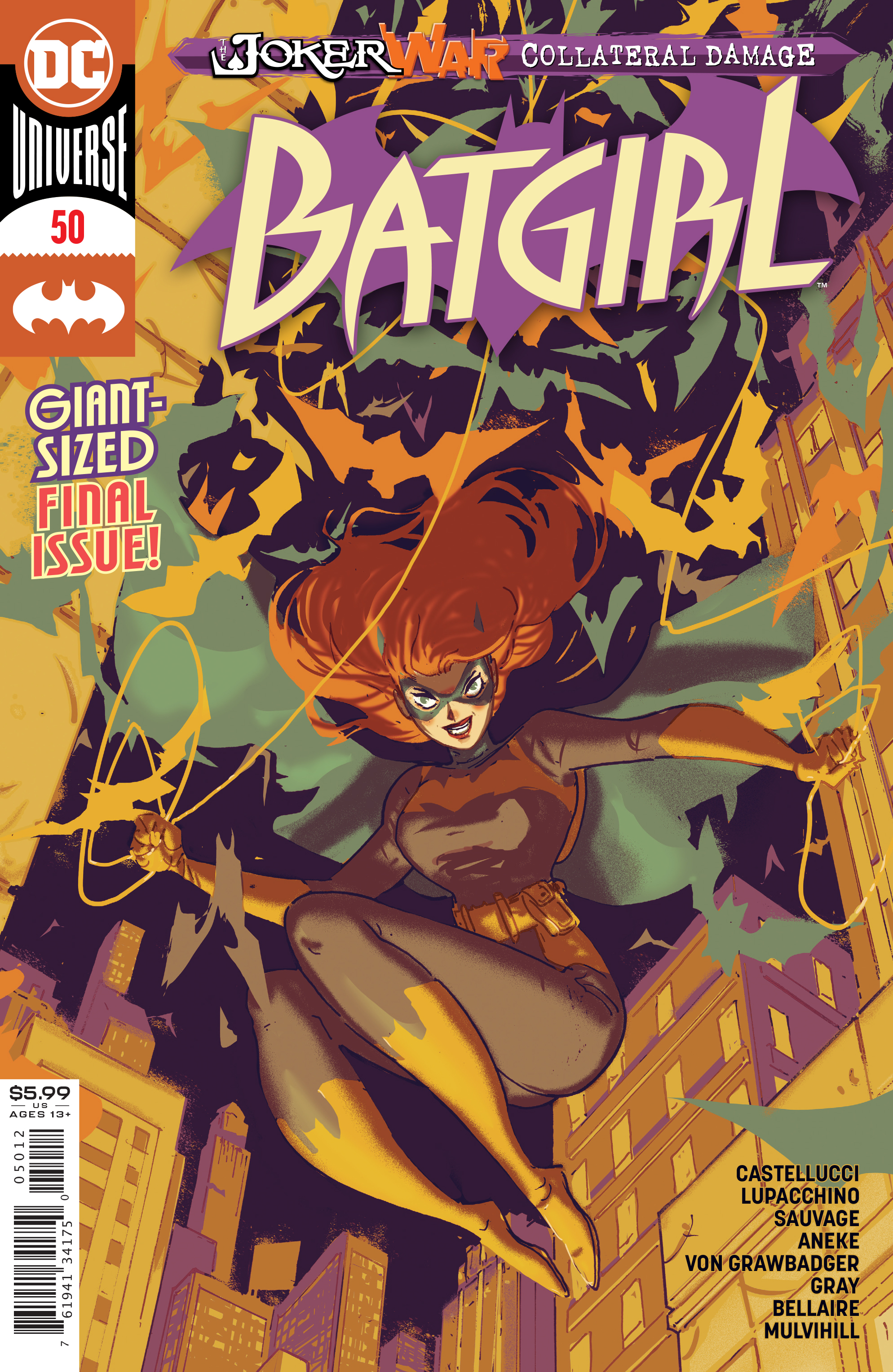 Batgirl #50 Cover C Riley Rossmo Second Printing (2016)