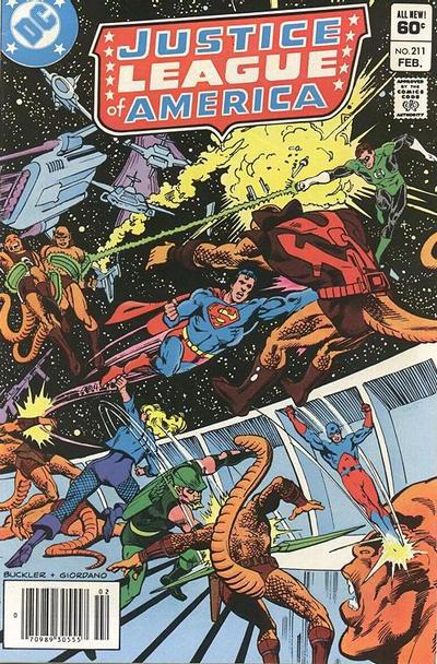 Justice League of America #211 [Newsstand]-Fine (5.5 – 7)