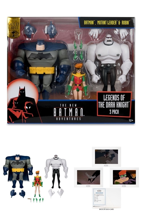 DC Direct The New Batman Adventures Legends of The Dark Knight 3-Pack (Gold Label)