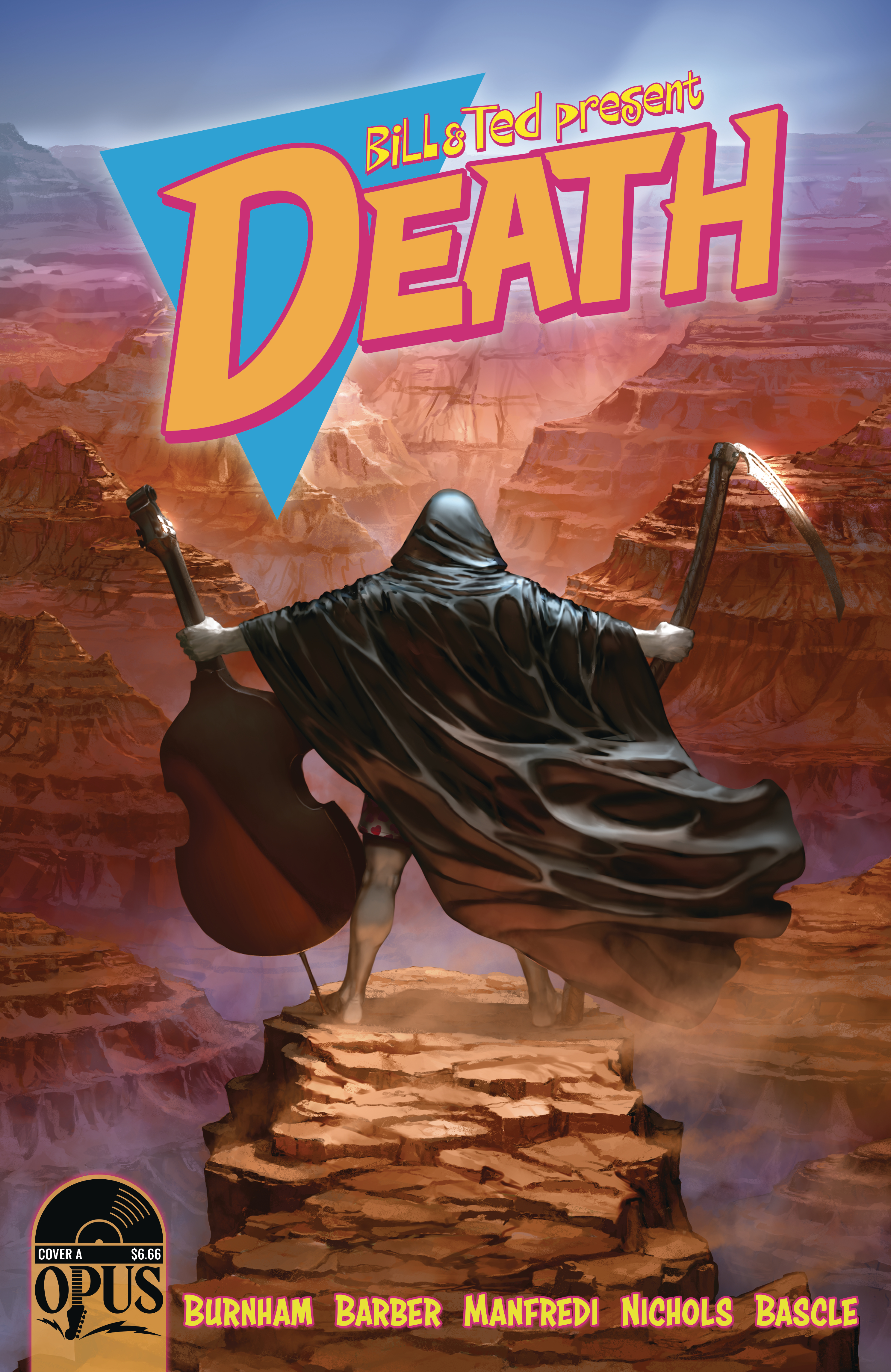 Bill & Ted Present Death One Shot Cover A Christensen