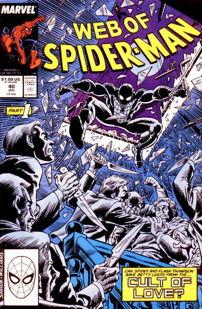 Web of Spider-Man #40 [Direct](1985)-Very Fine (7.5 – 9)