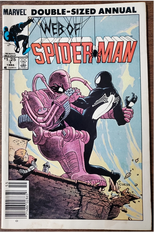 Web of Spider-Man Annual #1 [Newsstand]-Fine (5.5 – 7)