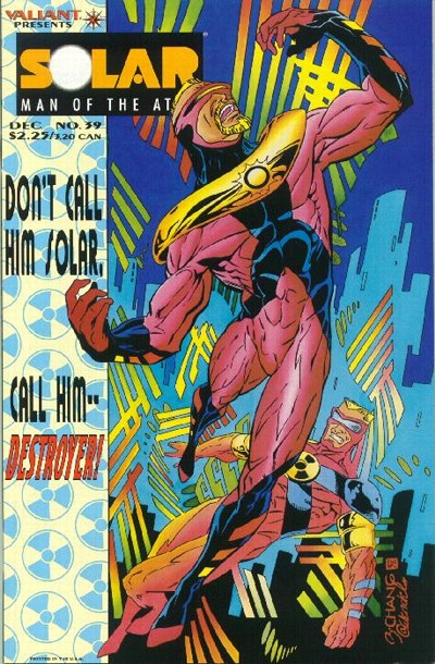 Solar, Man of The Atom #39-Very Fine (7.5 – 9)