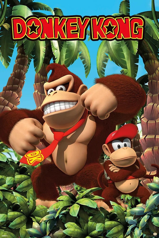 Donkey Kong - Jungle - Regular Poster