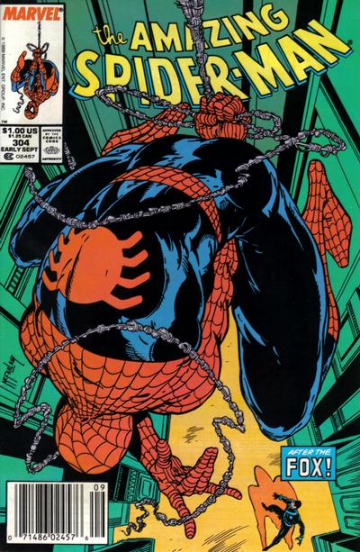 The Amazing Spider-Man #304 [Newsstand]-Very Good (3.5 – 5)