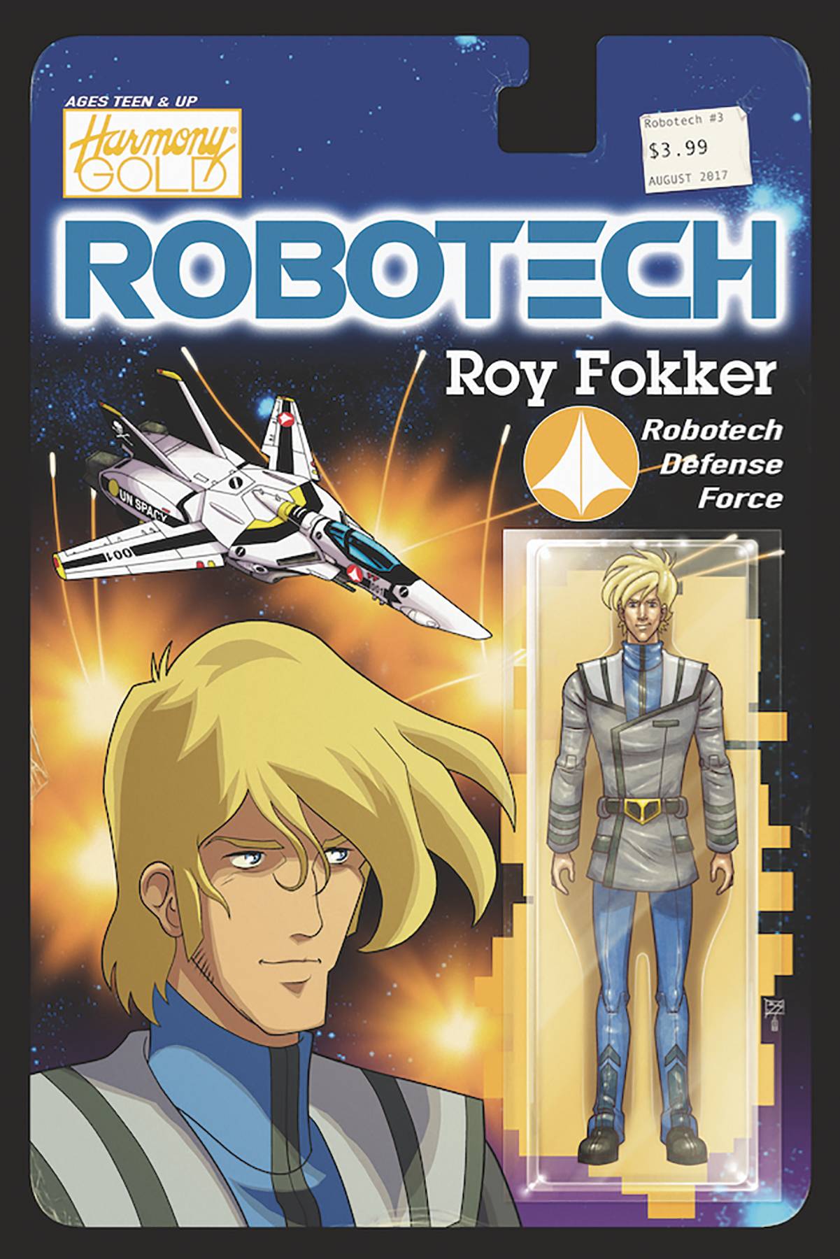 Robotech #4 Cover C Action Figure Variant
