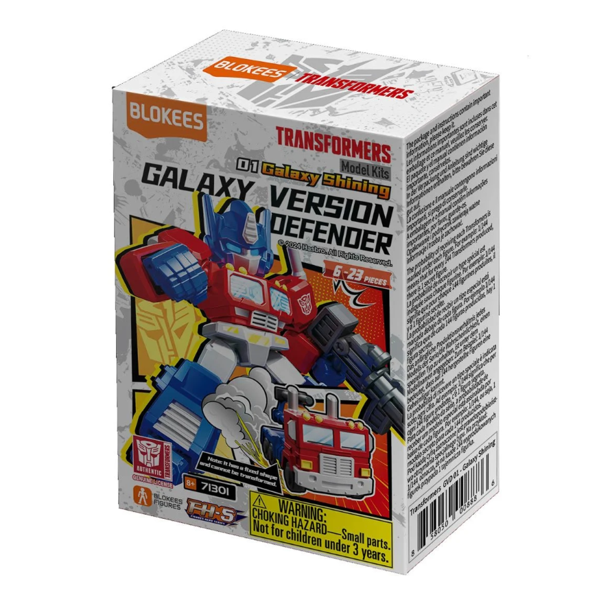 Blokees Transformers Defender Ver 1 Mini Model Blind Mystery Box