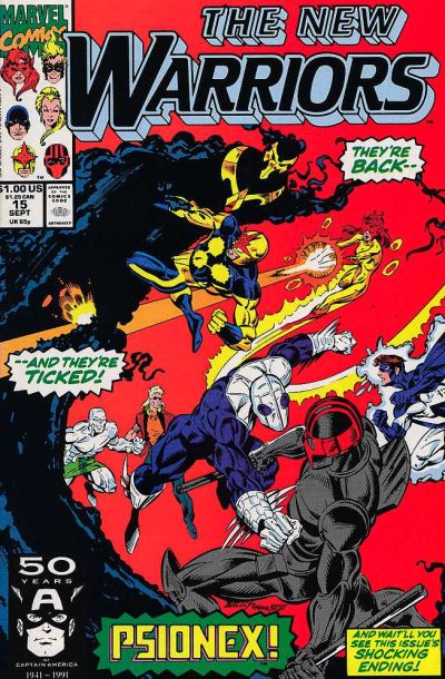 New Warriors #15-Near Mint (9.2 - 9.8)