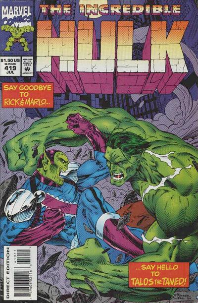The Incredible Hulk #419 [Direct Edition](1968)-Fine (5.5 – 7)