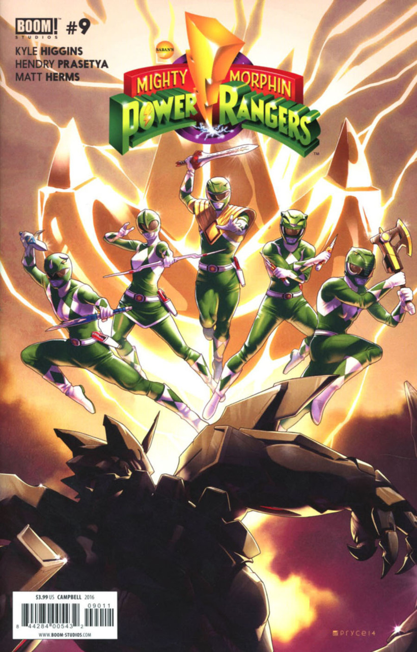 Mighty Morphin Power Rangers #9 Main Cover