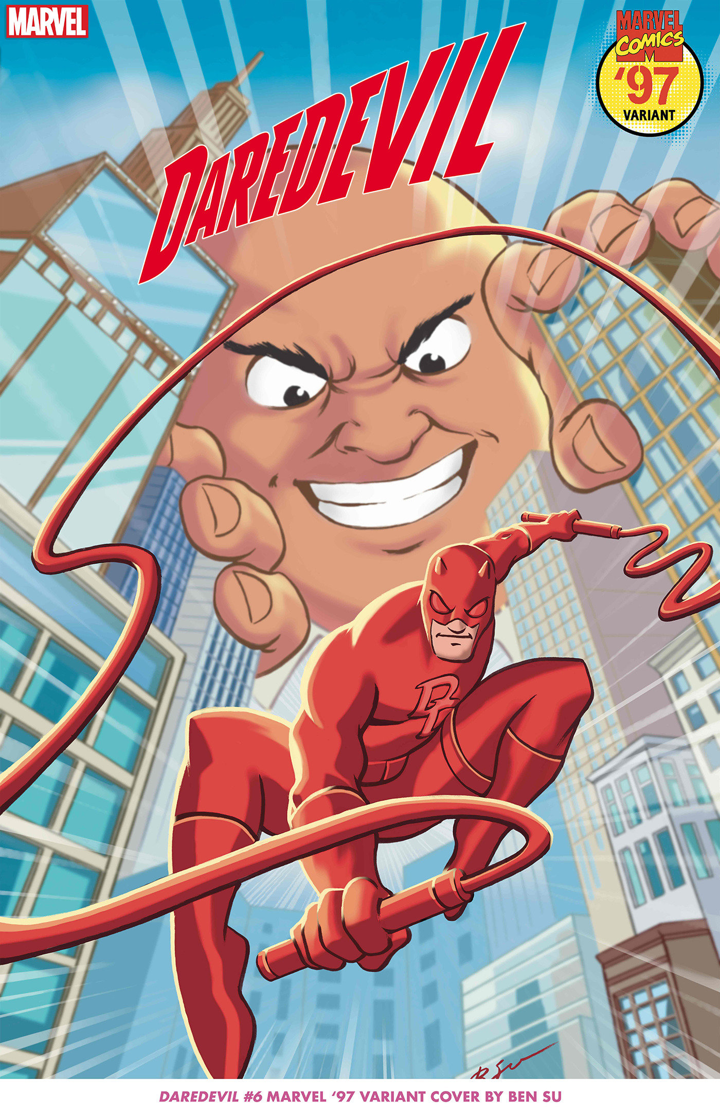 Daredevil #6 Ben Su Marvel 97 Variant (2023)