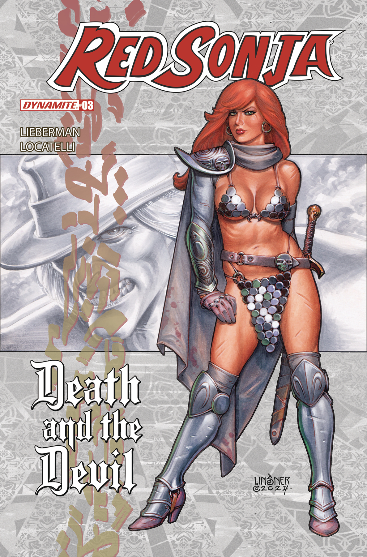 Red Sonja Death and the Devil #3 Cover A Linsner