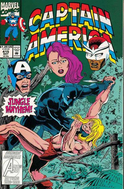 Captain America #415 [Direct]-Fine (5.5 – 7)