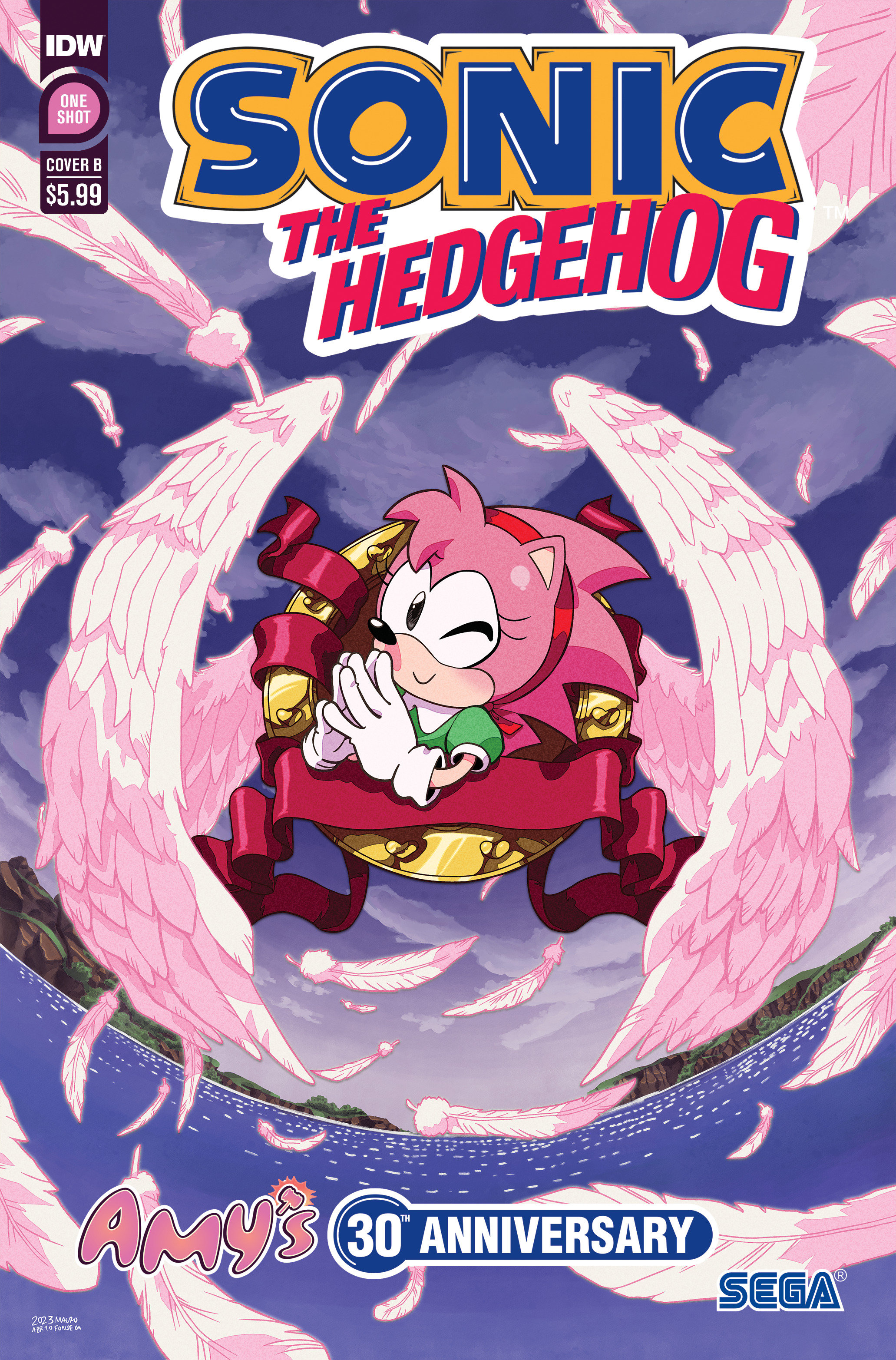 Sonic the Hedgehog Amy's 30th Anniversary Special Cover B Fonsecat