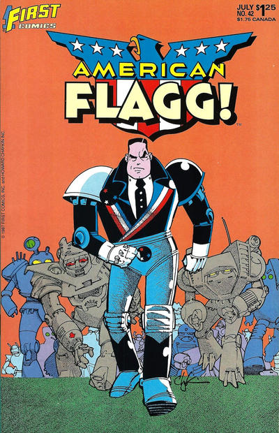 American Flagg! #42-Very Fine (7.5 – 9)