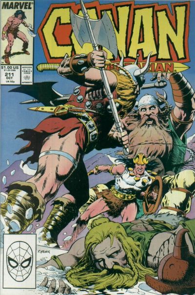 Conan The Barbarian #211 [Direct]-Fine (5.5 – 7)