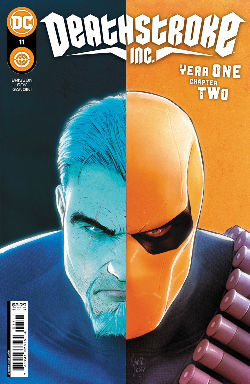 Deathstroke Inc #11 Cover A Mikel Janin (2021)