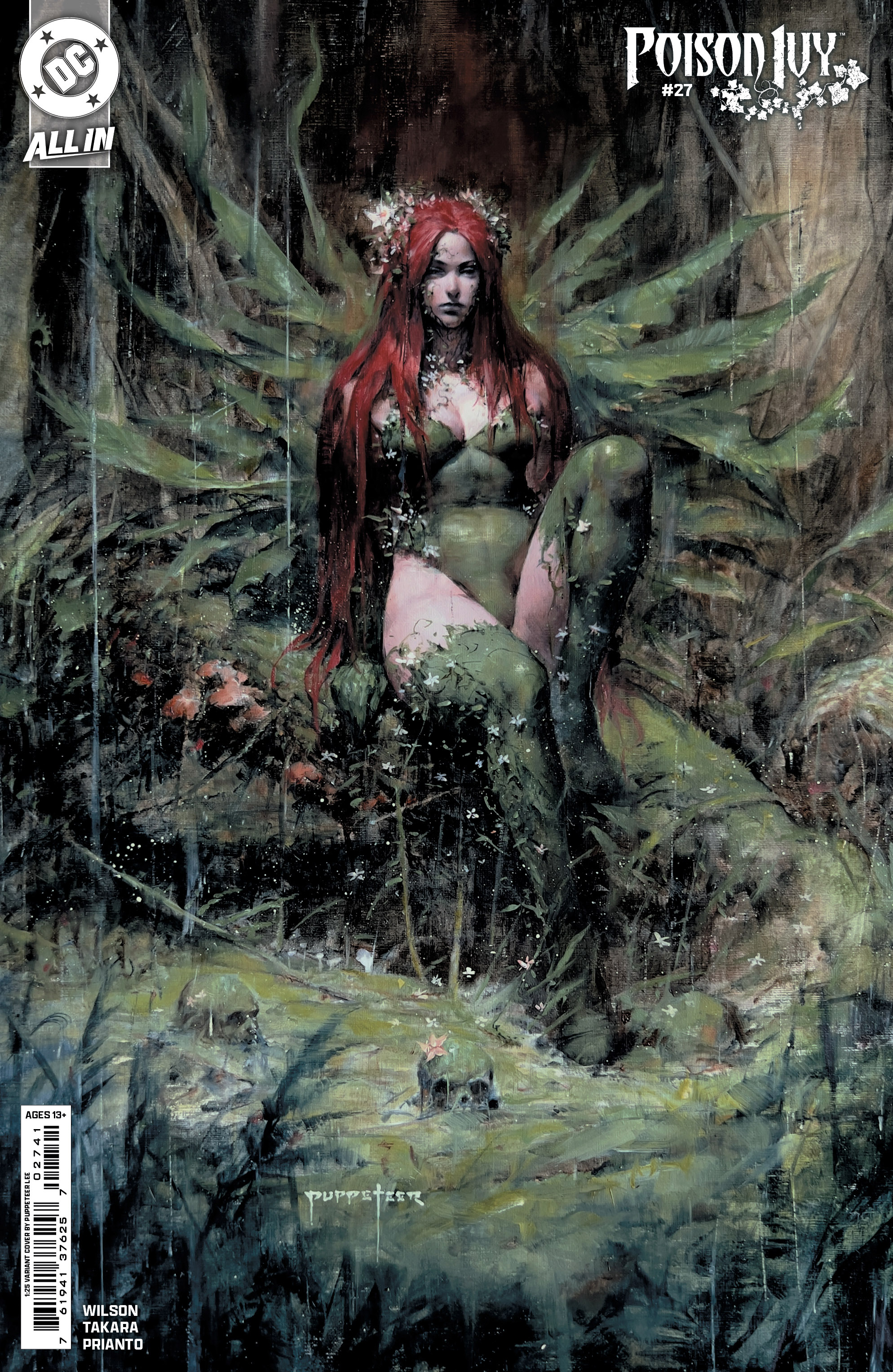 Poison Ivy #27 Cover D 1 for 25 Incentive Puppeteer Lee Card Stock Variant