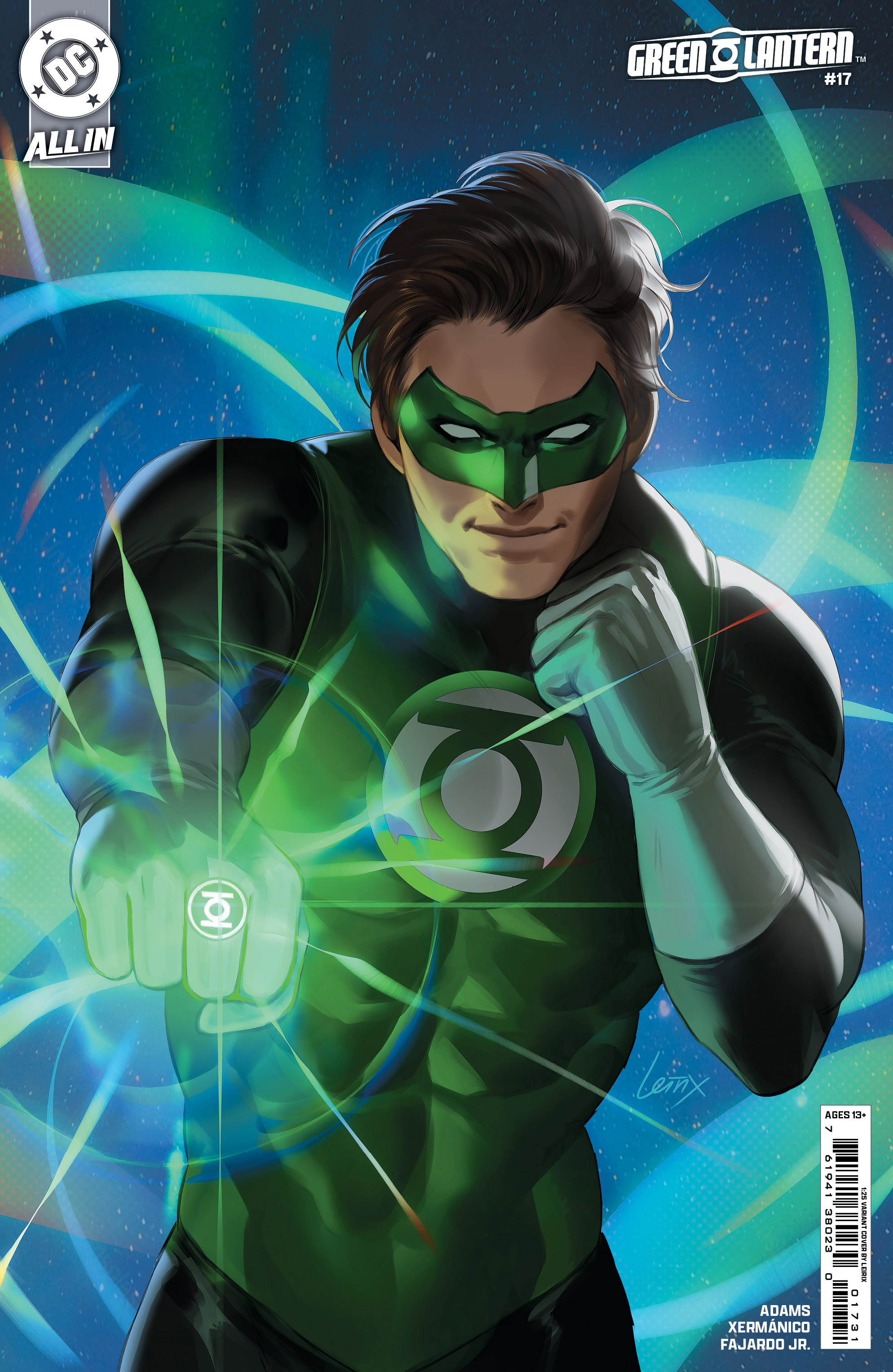 Green Lantern #17 Cover D 1 for 25 Incentive Lesley Leirix Li Card Stock Variant