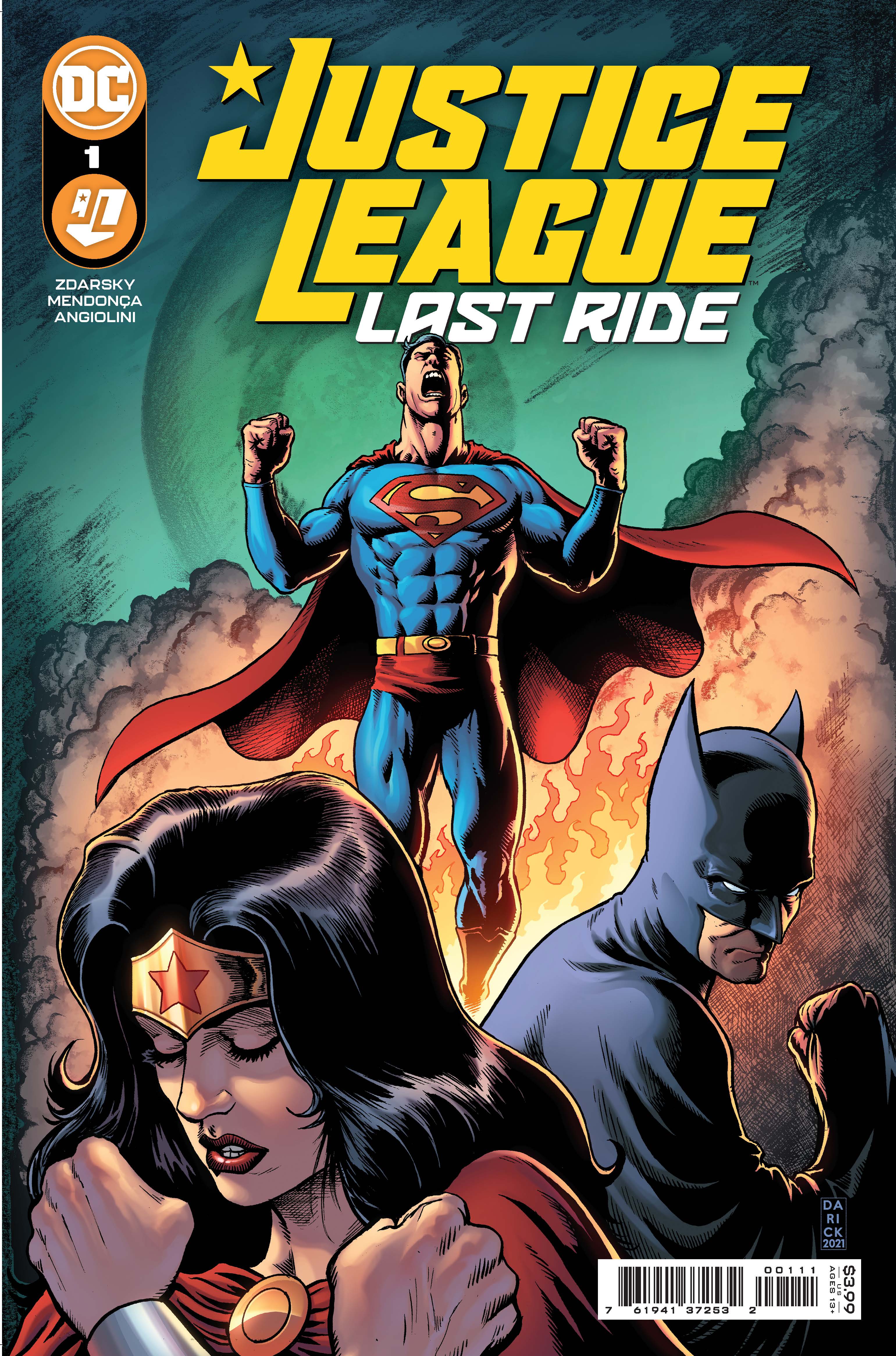 Justice League Last Ride #1 Cover A Darick Robertson