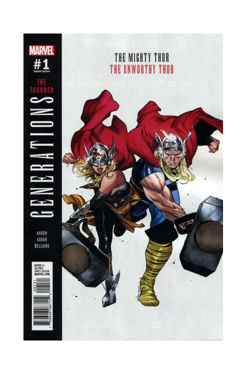 Generations Unworthy Thor & Mighty Thor #1 Coipel Variant