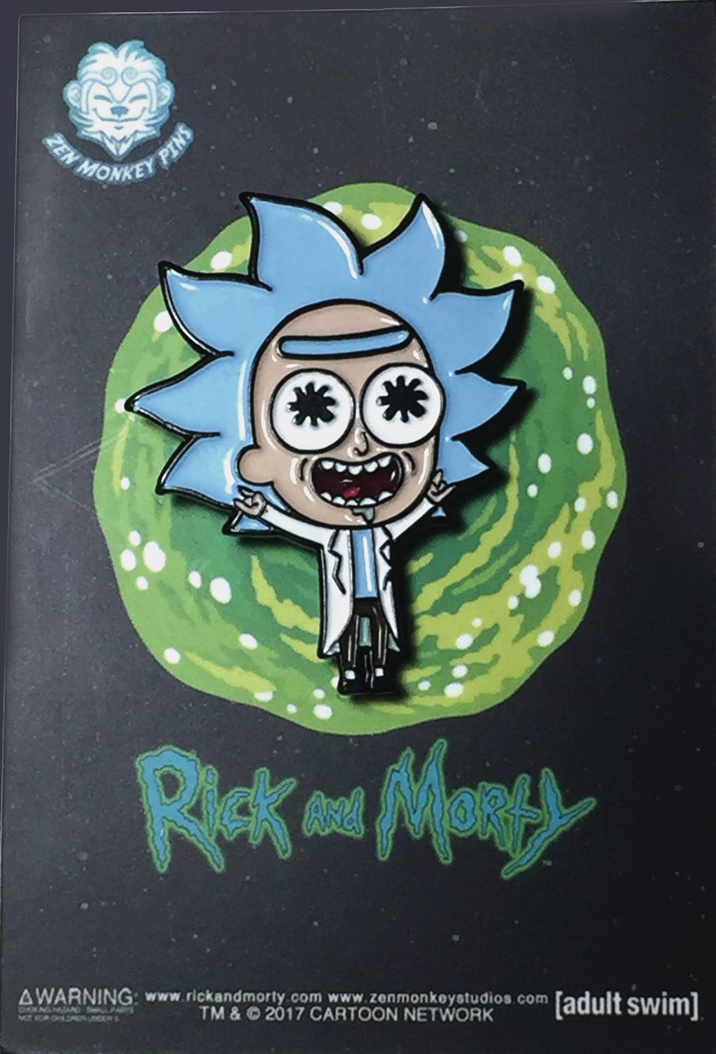 Rick and Morty Pocket Tiny Rick Lapel Pin