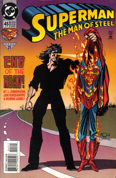 Superman: The Man of Steel #45 [Direct Sales]-Very Fine (7.5 – 9)