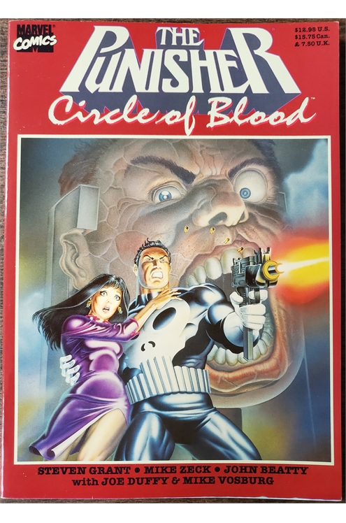 Punisher Circle of Blood Graphic Novel (Marvel 1988) Collectible - Like New