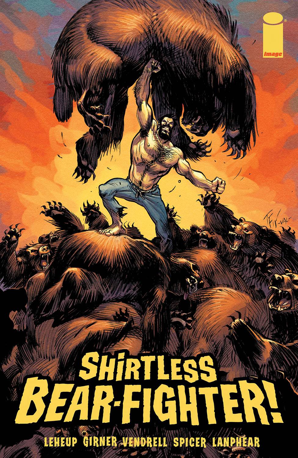 Shirtless Bear-Fighter #1 Cover B Fowler