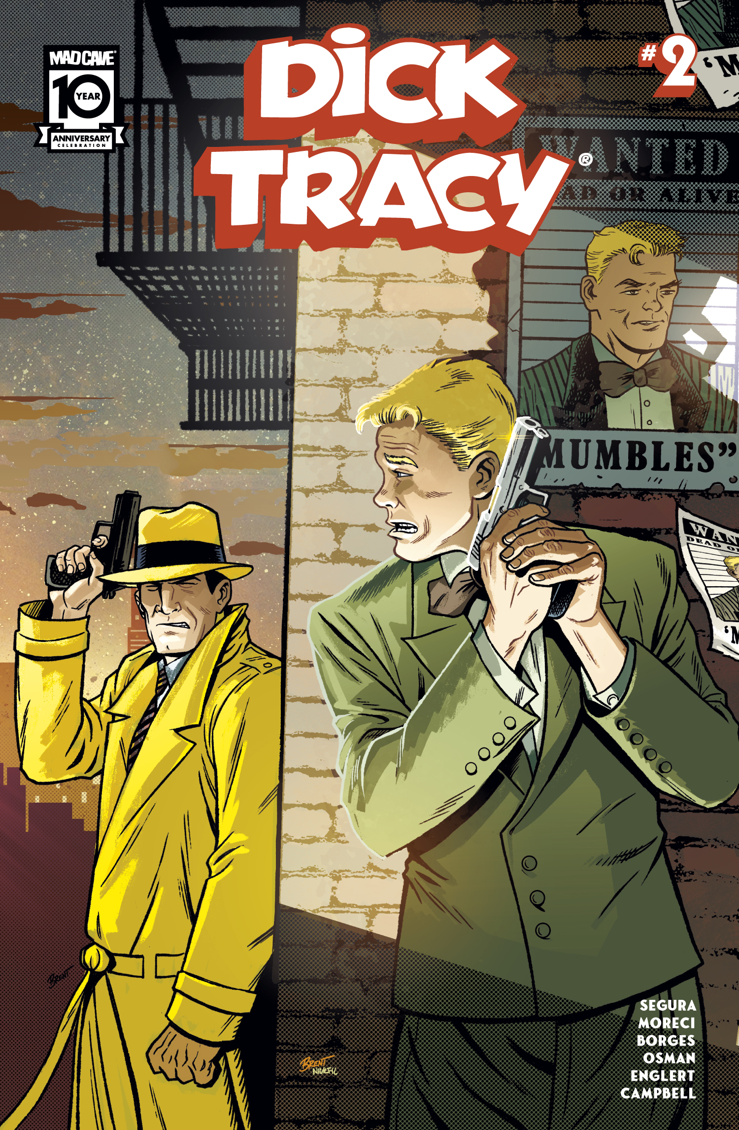 Dick Tracy #2&#160;Cover&#160;B Brent Schoonover Connecting Cover Variant