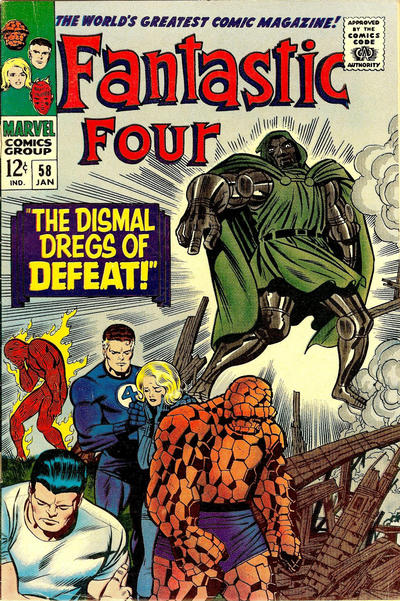Fantastic Four #58 [Regular Edition]-Fair (1.0 - 1.5)