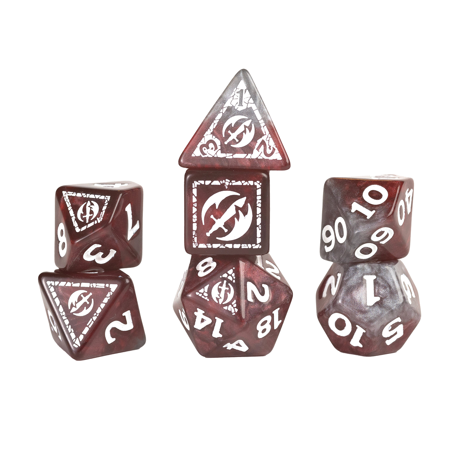 Dungeons & Dragons Adventure Dice Fighter Red