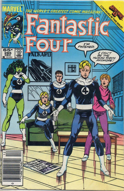 Fantastic Four #285 [Newsstand]-Good (1.8 – 3)