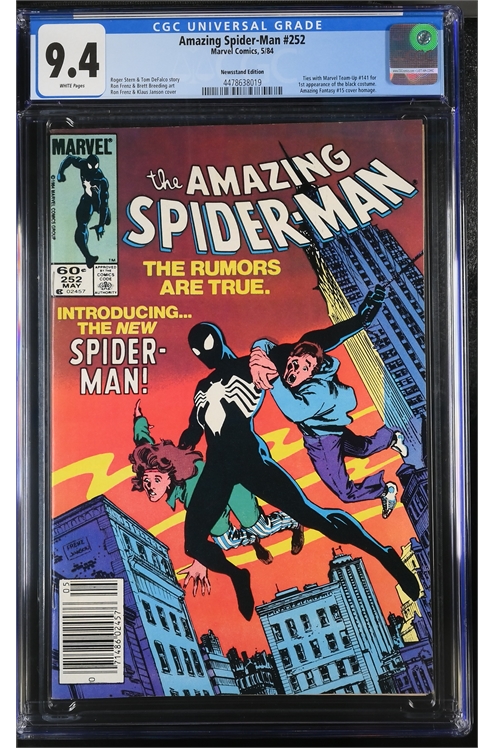 Amazing Spider-Man #252 [Newsstand] Cgc 9.4