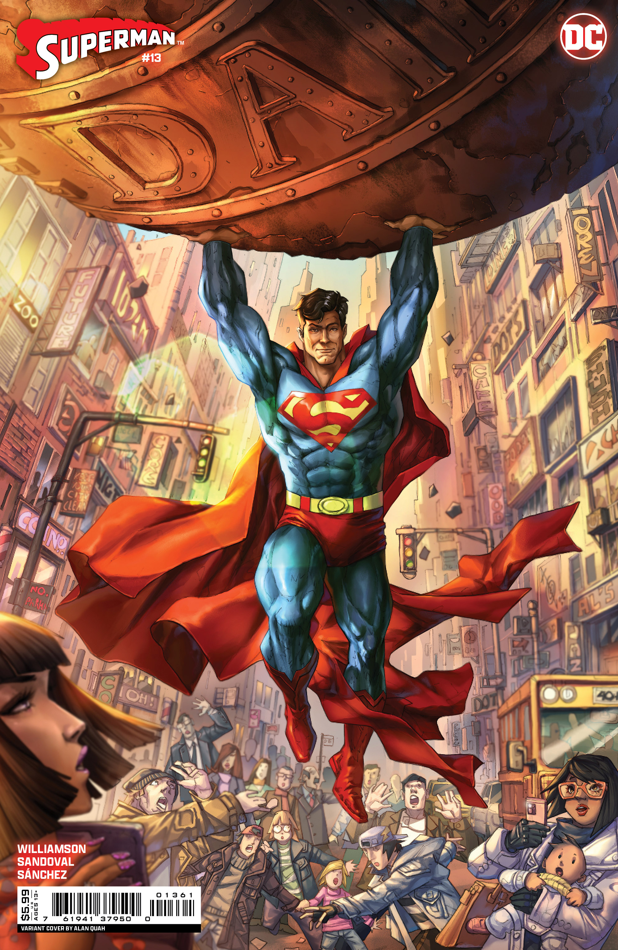 Superman #13 Cover D Alan Quah Card Stock Variant (House of Brainiac)