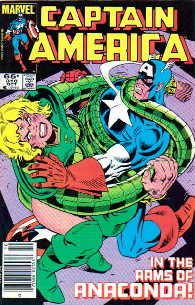 Captain America #310 [Newsstand]-Very Good (3.5 – 5)