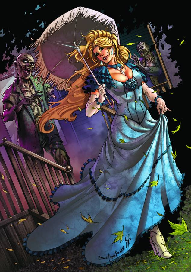 Grimm Fairy Tales Zombies Cursed #1 B Cover Qualano