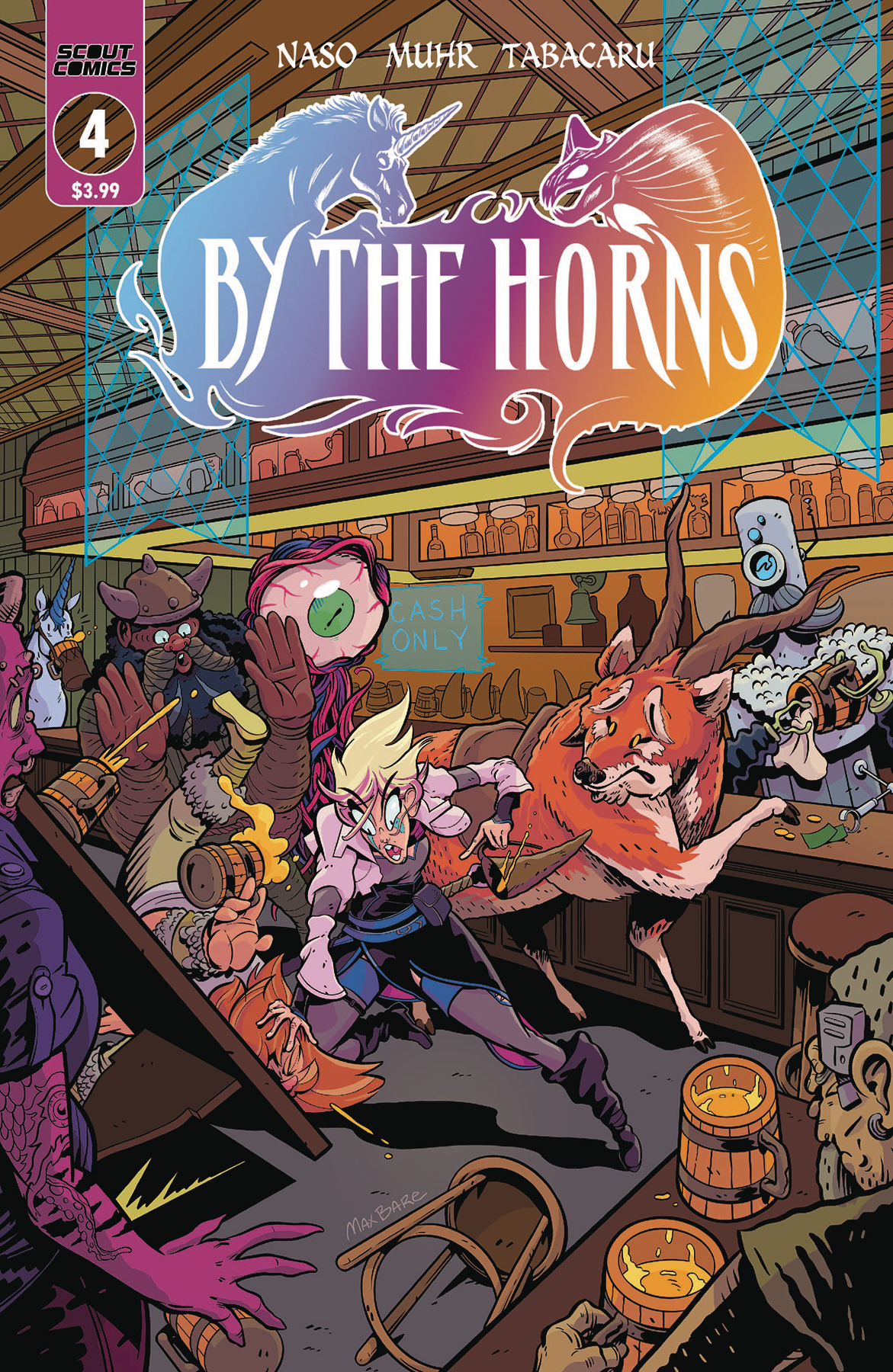 By The Horns #4 Cover B 10 Copy Max Bare Unlocked (Mature) (Of 7)
