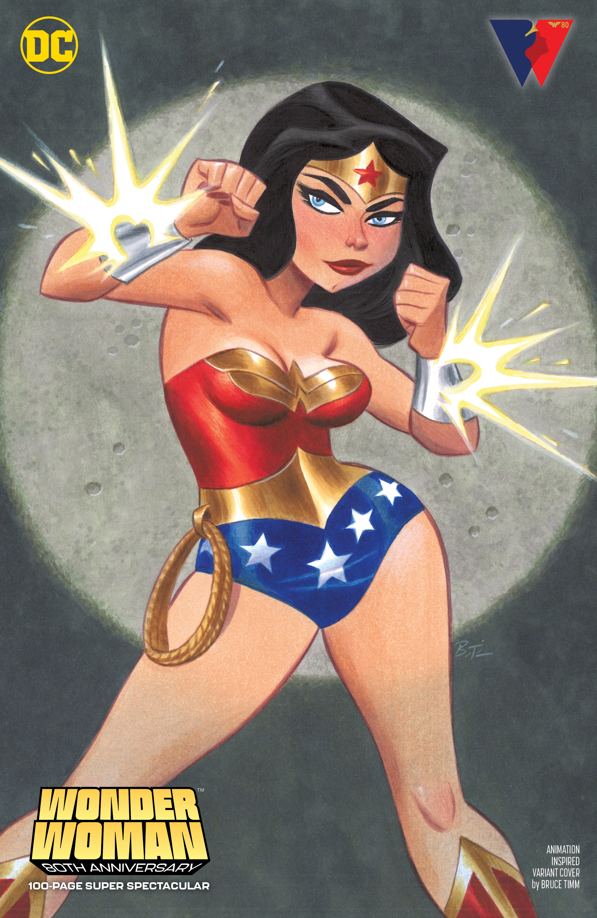 Wonder Woman 80th Anniversary 100-Page Super Spectacular #1 Cover D Bruce Timm Animation