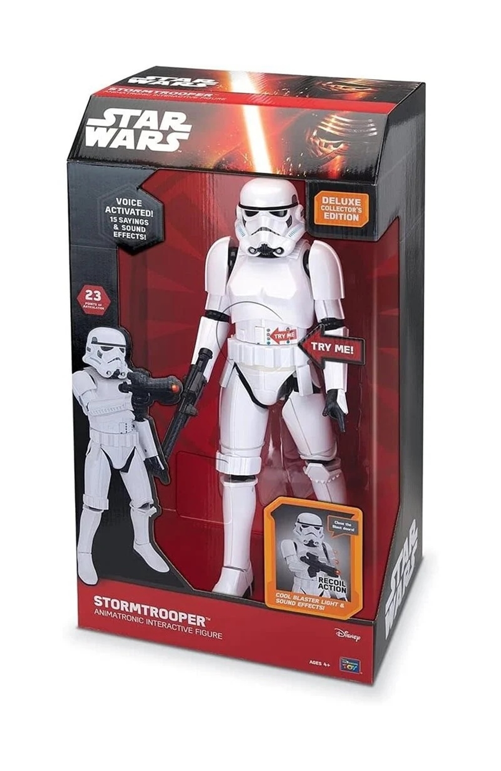 Disney Star Wars White Stormtrooper 16" Animatronic Interactive Figure 