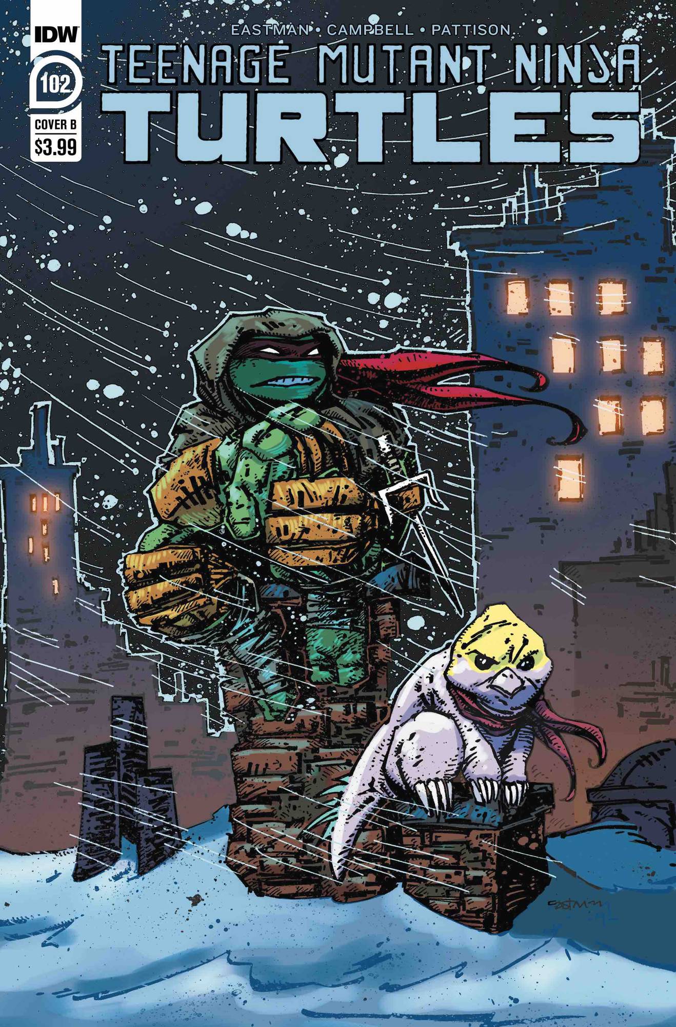 Teenage Mutant Ninja Turtles Ongoing #102 Cover B Eastman (2011)
