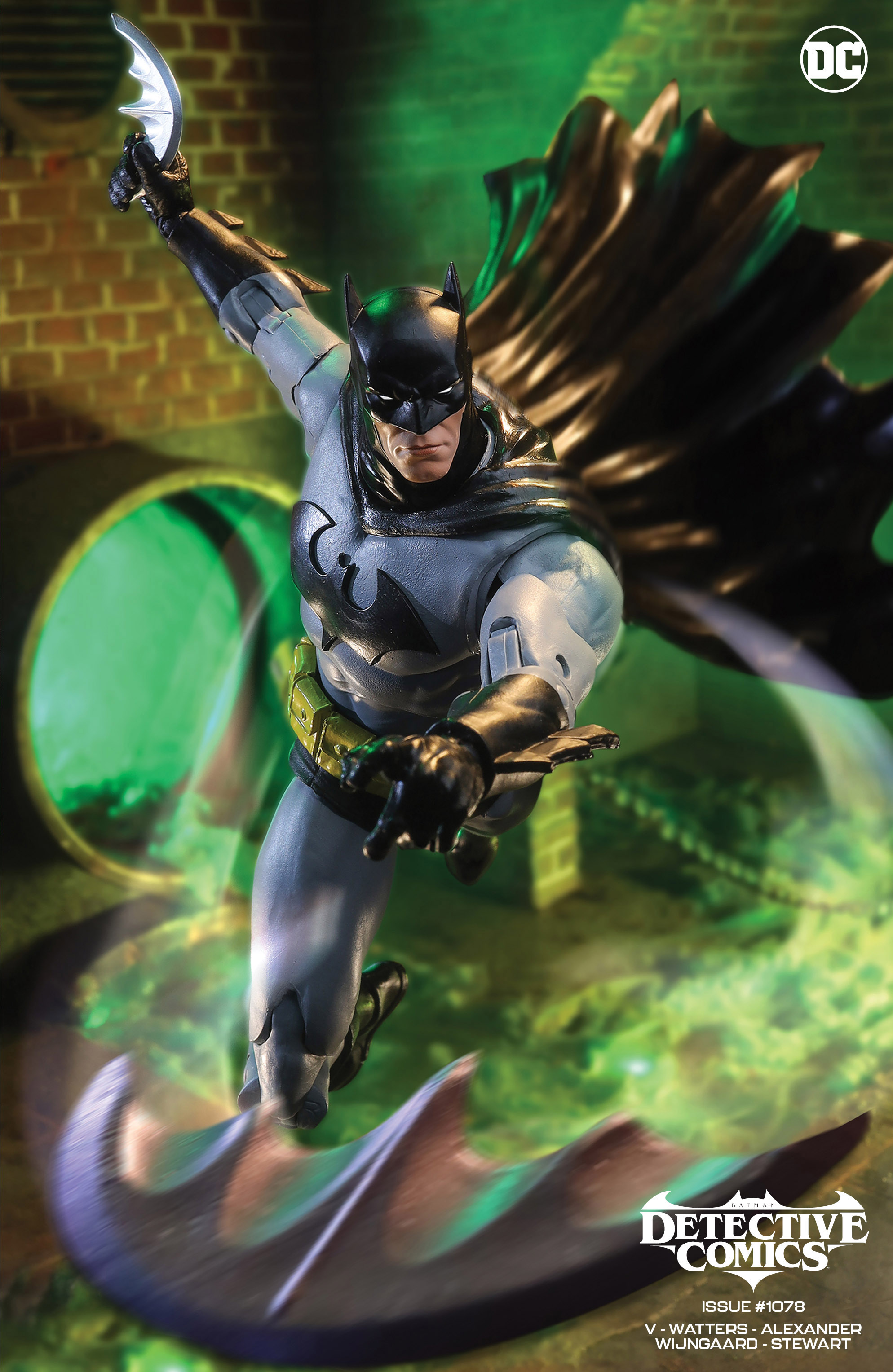 Detective Comics #1078 Cover D Batman McFarlane Toys Action Figure Card Stock Variant