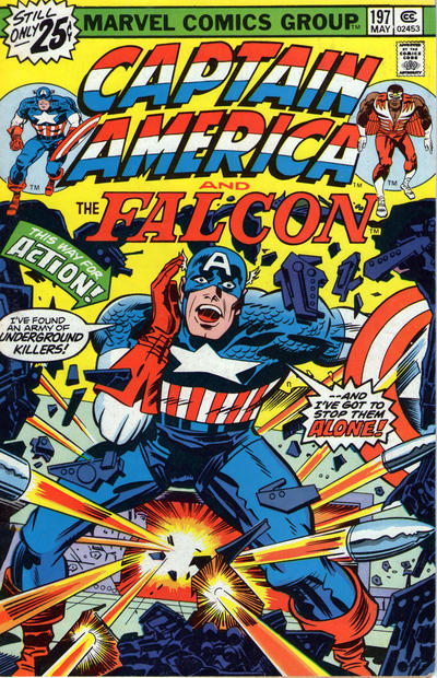 Captain America #197 [25¢]-Very Fine (7.5 – 9)