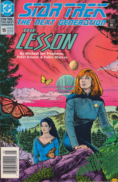 Star Trek: The Next Generation #19 [1989, Newsstand]-Fine (5.5 – 7)